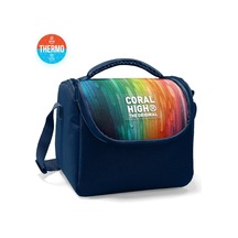 Coral High Kids Siyah Renkli Çizgili Thermo Beslenme Çantası 22790 Lacivert