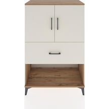 Hyperion Dolap 2 Raflı Tek Çekmeceli 2 Kapaklı 88x44x134 Çam-aytaşı Atlas Çam