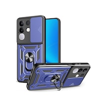 Vivo Y29 4g İle Uyumlu Kılıf Sürgülü Mavi Panther Yüzüklü Silikon Orijinal Vivo Y29 4g İle Uyumlu, Sürgülü Mavi Sku: Zeusb0fj7qnvw5