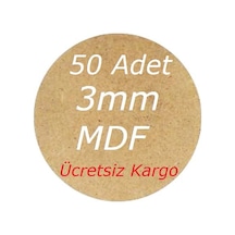 50 Adet - 10 CM - Yuvarlak Plaka Supla Altlık -
