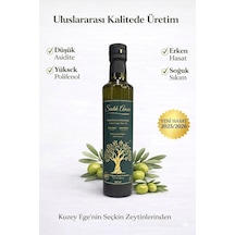 Sadık Amca Erken Hasat Soğuk Sıkım Natürel Sızma Zeytinyağı 500 Ml. Cam Şişe