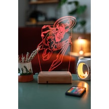 Özel Tasarım 3D Kılıç Ve Kalkanlı Viking Led Lamba