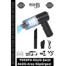 Otosüpürge 9000pa Çekiş Güçlü Emiş Gücü Hafif 4000mah Lityum Pil Şarjlı Araç Süpürgesi