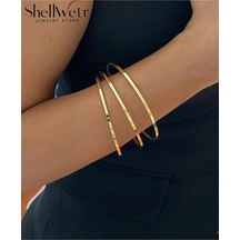 Safa Ajda Bileklik 3 Lü Sevdiklerinize En Güzel Hediye Gold