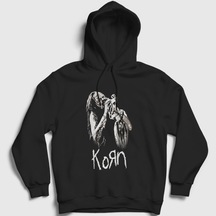 Presmono Unisex Jonathan Davis Korn Kapüşonlu Sweatshirt