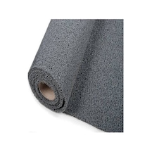 GRİ COLOURMAT Kaydırmaz Kaymaz Yolluk Karmaşık Halı Kıvırcık Paspas 120CM X 400CM Gri
