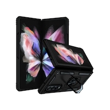 Zore Galaxy Z Fold 3 Kılıf Ogaa Vega Kapak - Siyah