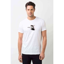 Prison Break Wallpaper 18 Baskılı Beyaz Erkek Tshirt