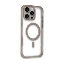 Joko Apple İphone Uyumlu 14 Pro Max Hilton Magsafe Kapak - Gold Çokrenkli