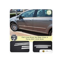 Fiat Linea Krom Yan Kapı Çıtası 4 Parça 2007-2018 Arası