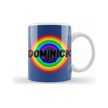 Dominick Cruz Vintage Retro Rainbow Style Warriors Design Wrestlers Gift Kupa Bardak Porselen Karışık