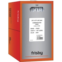 Frısby Fr-cat601 305m Utp 23awg Utp Kablo Grı