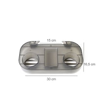 Kamp Sandalyesi İçin Bardak Tutucu Aparat Şeffaf Çok Renkli