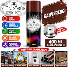 Kahverengi Sprey Boya 400 Ml Metal-beyaz Eşya-ahşap Yüzeylerde Uygulanır