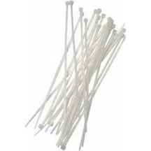 Made 2,5x100mm Kablo Bağı Beyaz 100 Adet