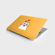 Laptop Sticker Bilgisayar Notebook Pc Kaplama Etiketi Kedi Şaşkın