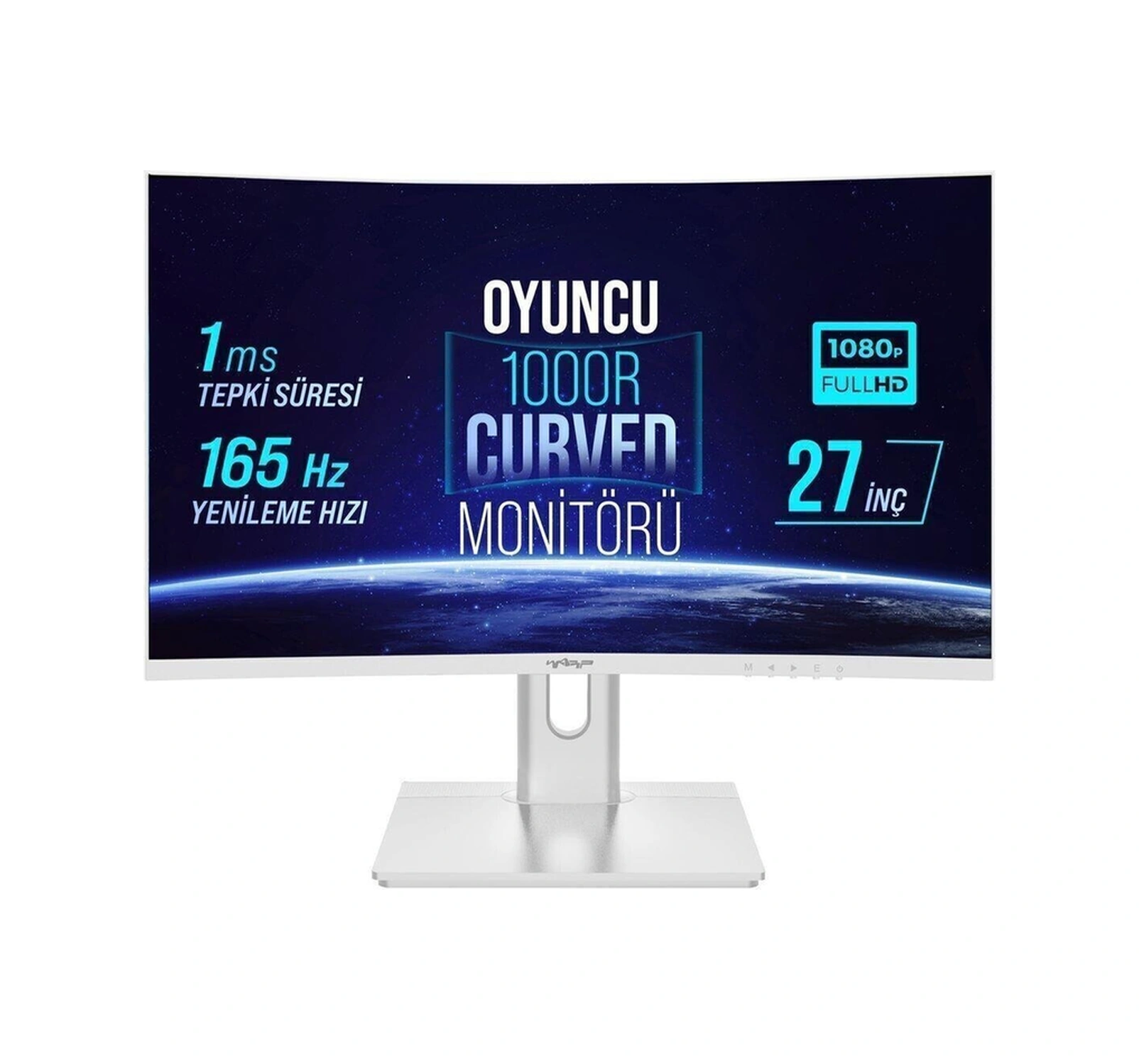 Kutu Hasarlı Wrp27-165-w 27\" 165hz 1ms1000r Curved Freesync + G-sync Fhd Oyuncu Monitörü-114583