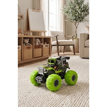 Şarjlı 2.4g Işıklı Buharlı Off-road Kamyon Yeşil Rq3049