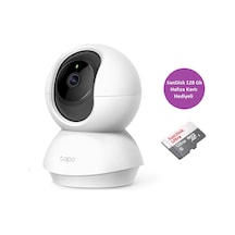 TP-Link Tapo C200 FHD 1080p Wi-Fi Kamera + Sandisk 128GB MicroSD