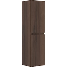 Orka Lentia 40 Cm Ceviz Banyo Çamaşır Boy Dolabı Ceviz