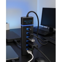 7 Port Usb 3.0 Hub 5gbps Süper Hızlı Uczzokm307-1
