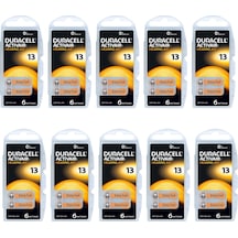 Duracell 13 Numara Işitme Cihazı Pili 10 x 6'lı