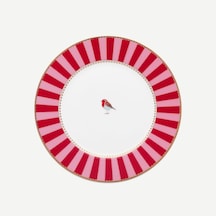 Pip Studio Kırmızı Pembe Porselen Pasta Tabağı 17 Cm