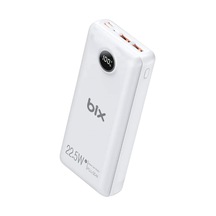 Pb201 Üç Portlu 20000mah 22.5w Süper Hızlı Şarj 4.0 Pd Giriş/çıkışlı Led Göstergeli Powerbank Beyaz