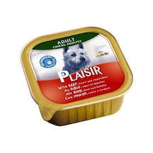 Plaisir Plaısır Biftek Ve Sebzeli Yetişkin Ezme Köpek Konservesi 150 Gr