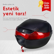 Motosiklet Arka Çanta Topcase Mefatech Mf-33 4 Farklı Renk 2022 Siyah