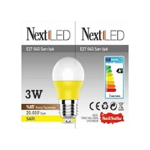Nextled 3W Sarı Renk Gece Lambası Sarı