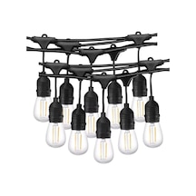 Forlife 220volt 10 Adet E27 Duylu 10 Metre Kablolu Set 10 Adet S14 Led Ampul Hediyeli