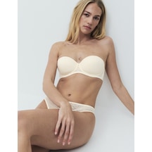 Marks & Spencer Body Lace Balenli Straplez Dantelli Sütyen T33002659 Krem