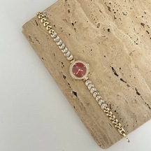 Savior Collection Aria Gold Kırmızı Saat