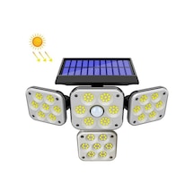 Sones Tg-ty051 4-baş Döndürülebilir Güneş Duvar Lambası Gövde Sensörü Açık Bahçe Su Geçirmez Koridor Bahçe Aydınlatması Sokak Lambası, Spec: 180 Led