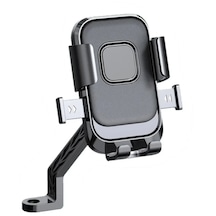 Tek Tuşla Kitlenebilen Motosiklet Telefon Tutucu Ayna Bağlantılı