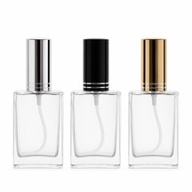 20 Adet Boş Cam Parfüm Şişe, 30 Ml, İxr Model, Şeffaf, Metal Valf Ve Kapaklı