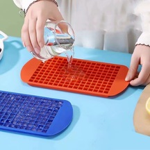 Buffer 160'lı Mini Küp Şekilli Silikon Buzluk, Sunum Buzluk - 9092487653887drvs1 Çok Renkli