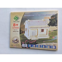 Ahşap 3d Puzzle Ev Maketi