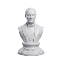 Gazi Mustafa Kemal Büstü Dekoratif 15 Cm Atatürk Figürü Masaüstü Anlamlı Hediyelik