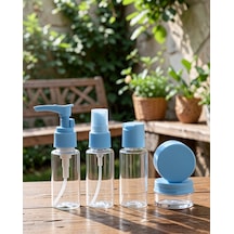 30 Ml 5 Li Seyahat Boy Kozmetik Organizer Seti Uczzz5liseyahatşişesimavi-2 Diğer