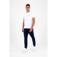 Erkek Royal Spor Slimfit Nefes Alabilen 2 İplik Kumaş 4 Mevsim Eşofman Altı-4425-royal Lacivert