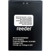 Reeder P13 Blue Max Lite 2022 Batarya Pil Telefon Bataryası Pil Bandı Yanında
