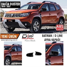 Dacia Duster 2018+ Yarasa Ayna Kapak Parlak Siyah Abs Plastik