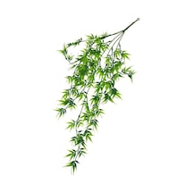 Yapay Çiçek Sarkan Bambu 60cm 5Dallı ty122 Yapay Sarmaşık Yeşil