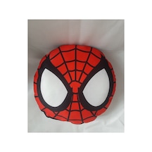 Siderman Süper Kahraman Desenlı Tasarım Yastık Kırmızı