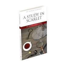 A Study in Scarlet İngilizce Klasik Roman - Sir Arthur Conan Doyle - MK Publications
