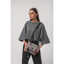 Ççs 18536 Kadın Çapraz Askılı Çanta GRİ
