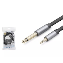 3 Metre Aux 3.5mm Jack To Trs 6.5mm Çivi Jak Enstrüman Lüx Kablo