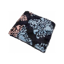 Algelsineve Sanatsal Çift Kişilik Peluş Battaniye Lacivert